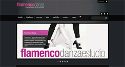 Desktop Screenshot of flamencodanza.com