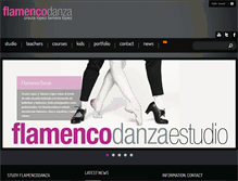 Tablet Screenshot of flamencodanza.com